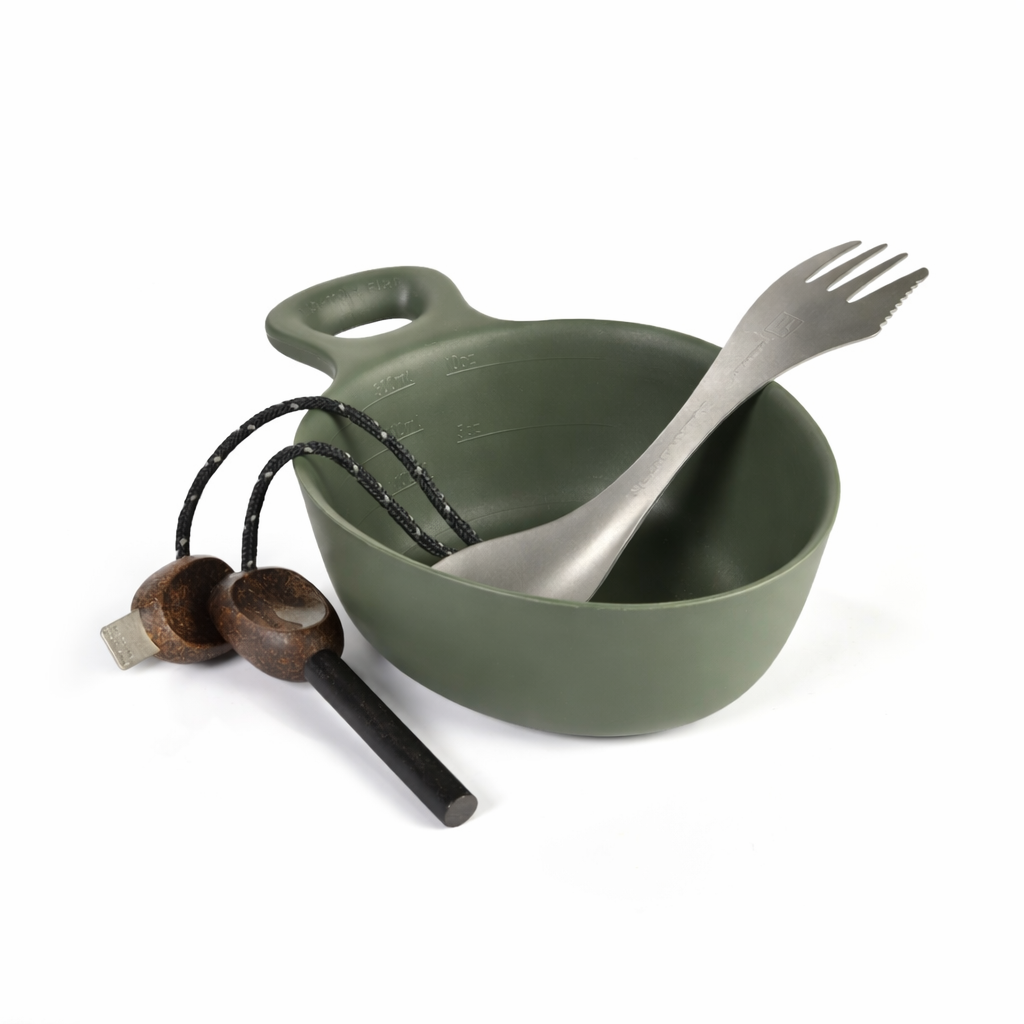 Kit - kåsa, spork och tändstål