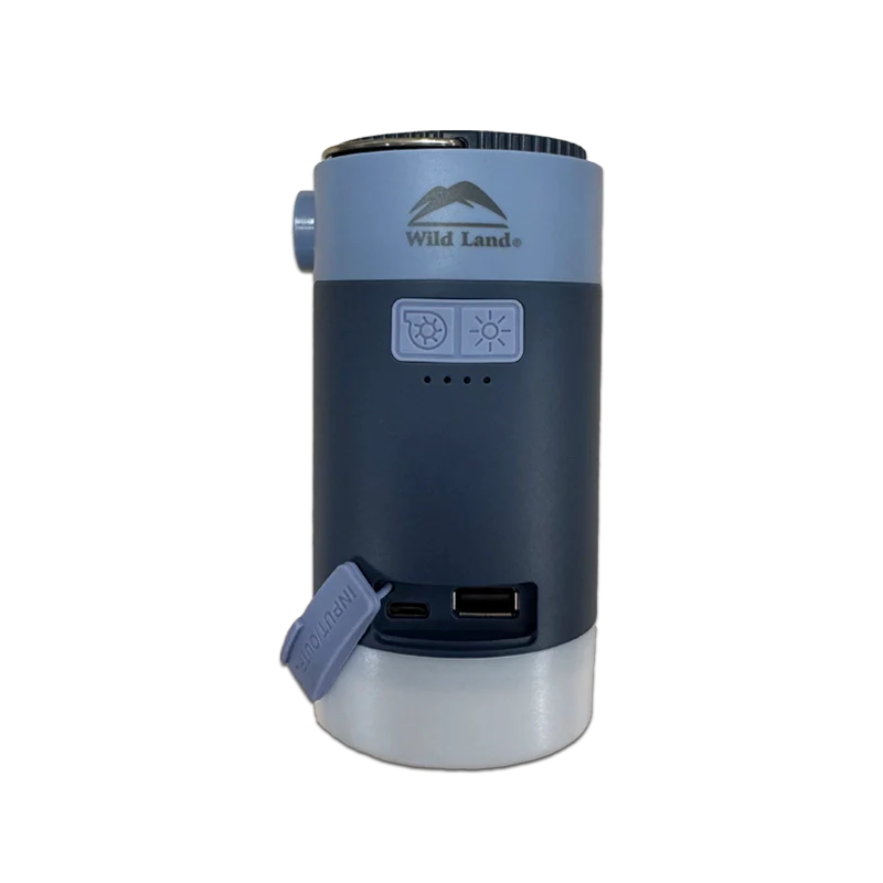Quickpump, 3-i-1 luftpump, LED-lampa, powerbank