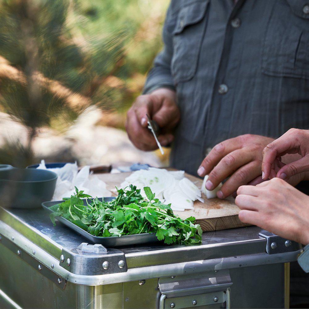 Stapelbar, rektangulär tallrik