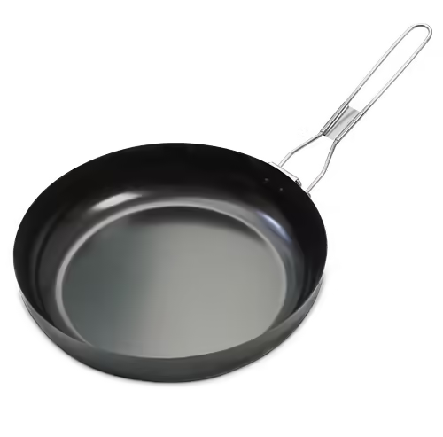 Fällbar stekpanna