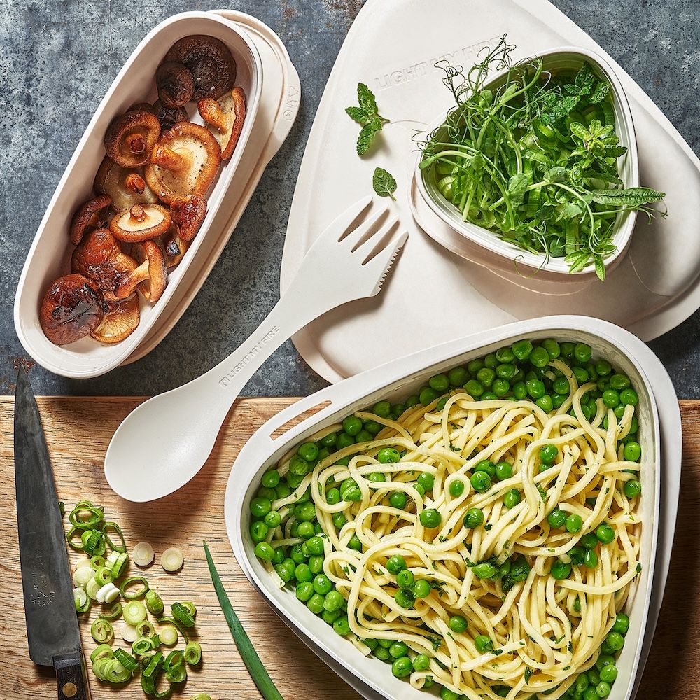 Lunchlådeset i sex delar