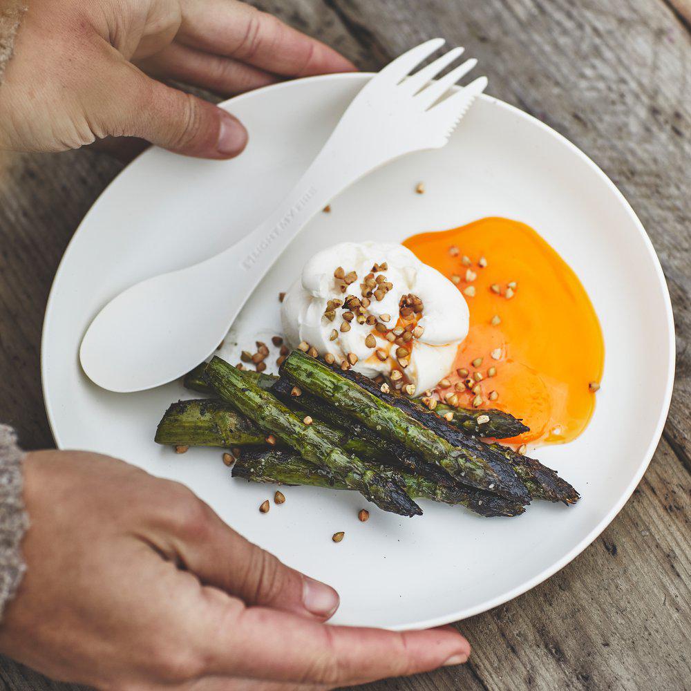 Spork 2-pack Sagegreen/Creme